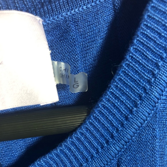 Vera Wang Blue Bow Cardigan - Picture 4 of 9